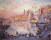 Paul Signac The Port of Saint-Tropez oil